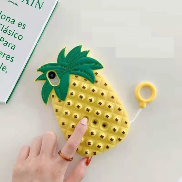 fidget toys pop it ananas skal/fodral för iPhone 12 Mini