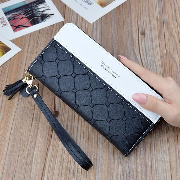 Baellerry Ladies Clutch Bags Fashion Handväskor PU läder telefon Ljusrosa 19.5cm*9.5cm*2.5cm