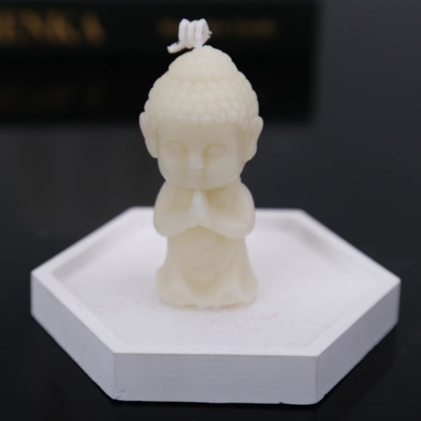 ljusformar ljus stearinljus DIY gjutformar i silikonform buddha