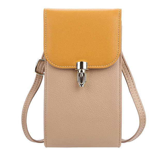 Baellerry Naisten Olkalaukut Muoti Nahka Crossbody Bag Messenger Tea punainen 20 cm * 10 cm * 2,5 cm