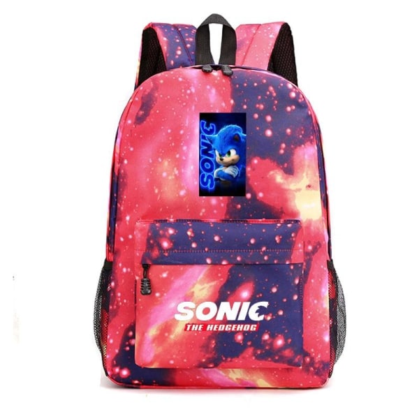 Sonic rygsæk børne rygsække rygsæk 1 stk stjerne rød 1