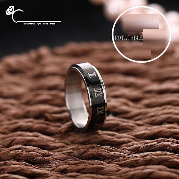 anti-angst spinner fidget roterende ring ringe Koko 8 / 18,2 mm