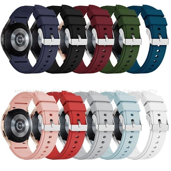 armbånd silikone Samsung galaxy watch7/6/5 galaxy watch FE/5pro g sort