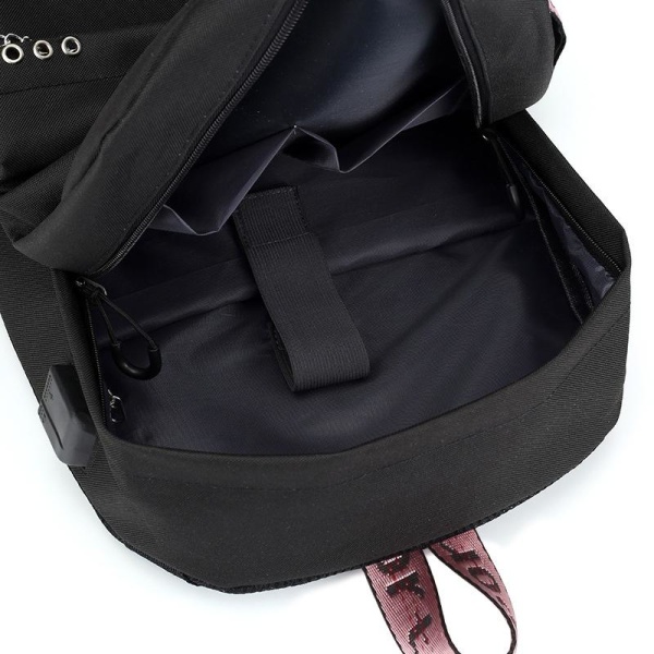 Billie Eilish rygsæk børne rygsække rygsæk med USB-stik 1 sort 1