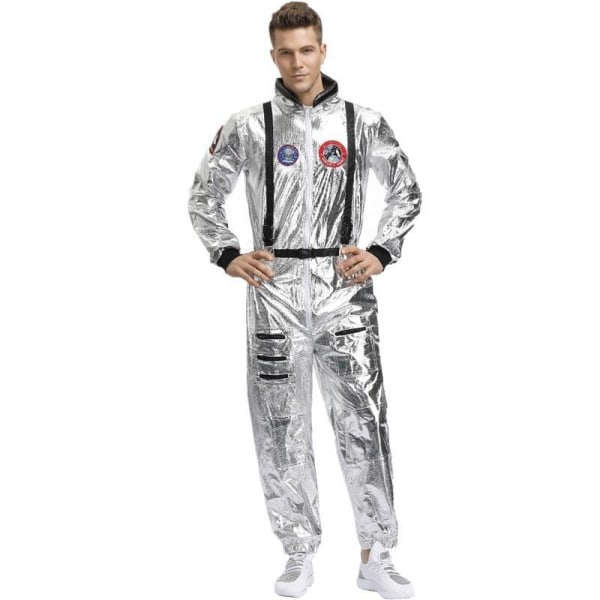 astronaut kostym jumpsuit carnival cosplay party space dam herr Man L