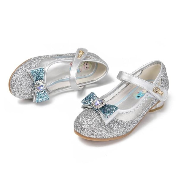 prinsessakengät elsa kengät lasten juhlakengät sininen 20,5 cm / koko 32