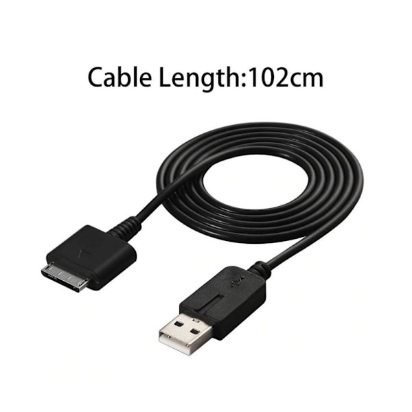 2 i 1 USB Data Sync Laddningskabel, laddning för PSP GO