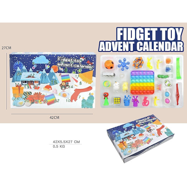 adventskalender julekalender fidget legetøjspakke/sæt