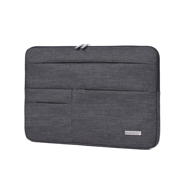 datorväska datorfodral / fodral till laptop bärbar dator lysgrå 15 tommer