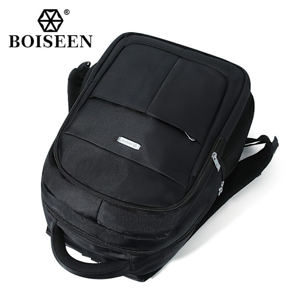 Boiseen Waterproof Business Laptop Ryggsäck för män - Resor och 5567 svart