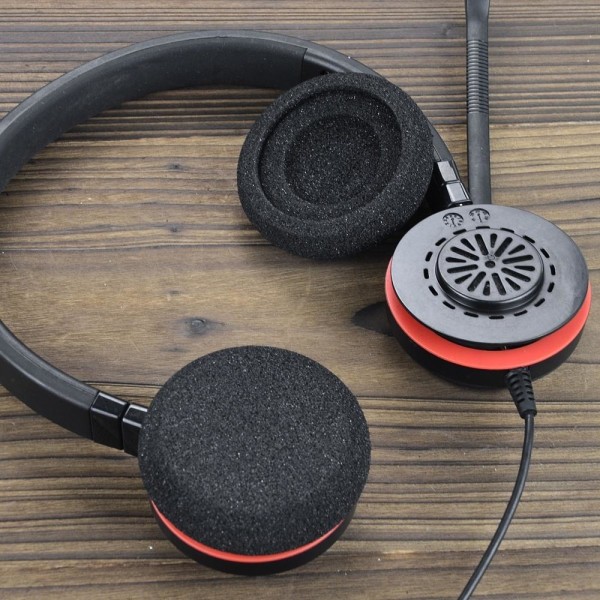 øreputer hodetelefonputer pads for Jabra evolve 20 20se 30 30II svart