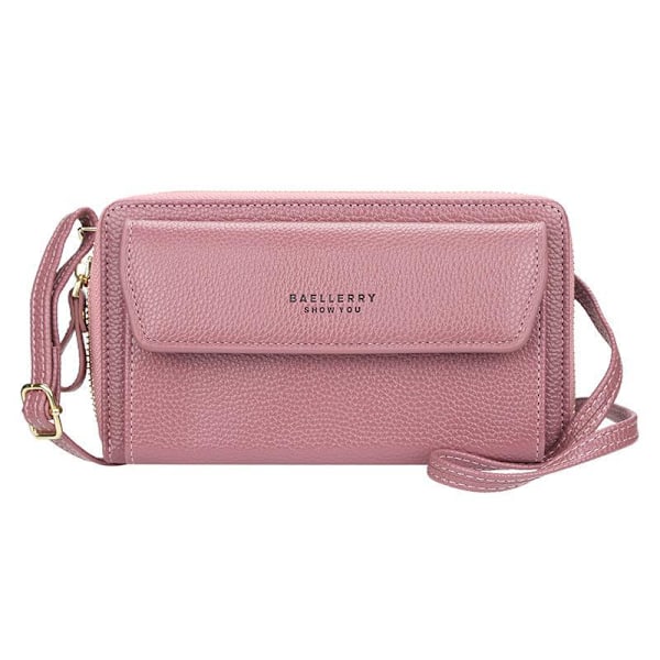 Baellerry Fashion Crossbody Väskor för kvinnor Läder Telefonväsk Brun 21cm*11cm*4.5cm