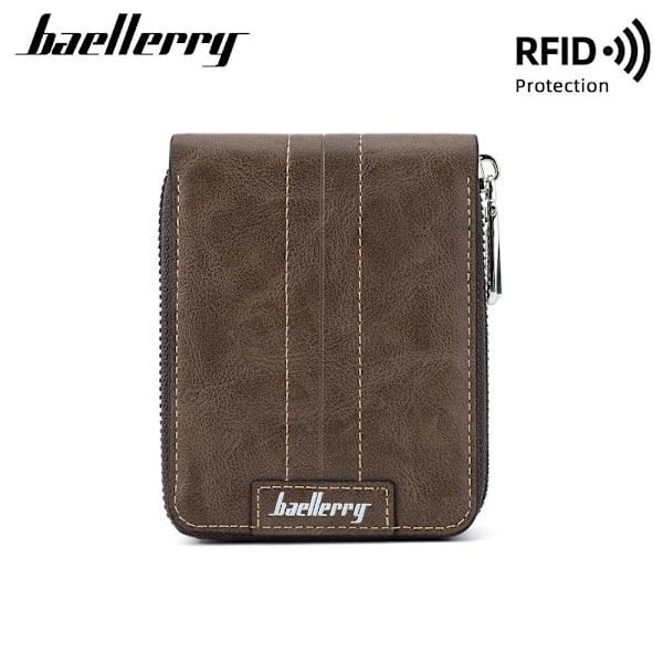 Baellerry RFID Blokerende Slim Tegnebog til Mænd - Multi Card Slots sort
