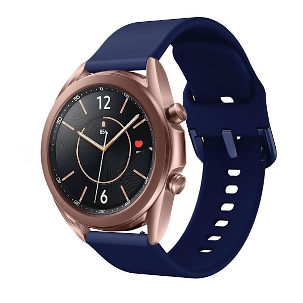 Armbånd i silikone til Samsung Galaxy Watch3 41mm / 45mm Watch3 (41 mm) midnatsblå
