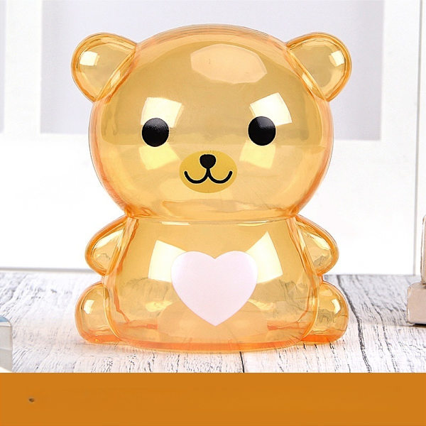 säästöpossu säästöpossu säästöpossu bear shape 9,5 cm gul