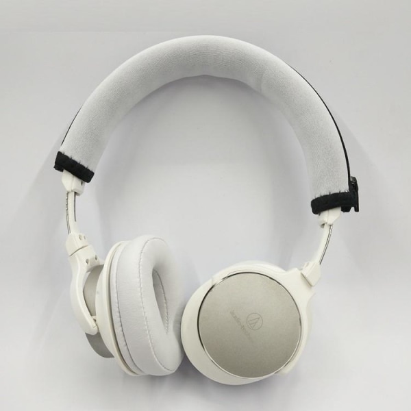 ørepuder / hovedbøjlepuder til Audio-Technica ATH-SR5 SR5BT grå/hvid pude