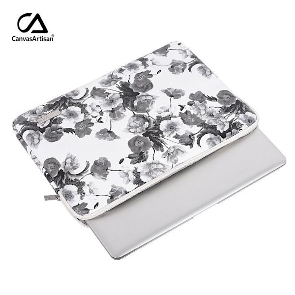 datorväska datorfodral / fodral till laptop bärbar dator vit 15 tum