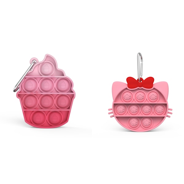 mini pop it fidget toys leksak sensory 2 st