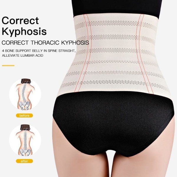 waisttrainer träningskorsett korsetter aprikos XL