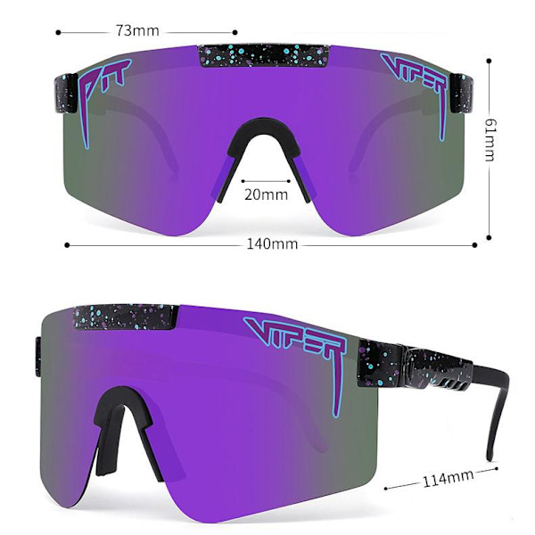 solglasögon sunglasses polariserade cykel sport unisex C13