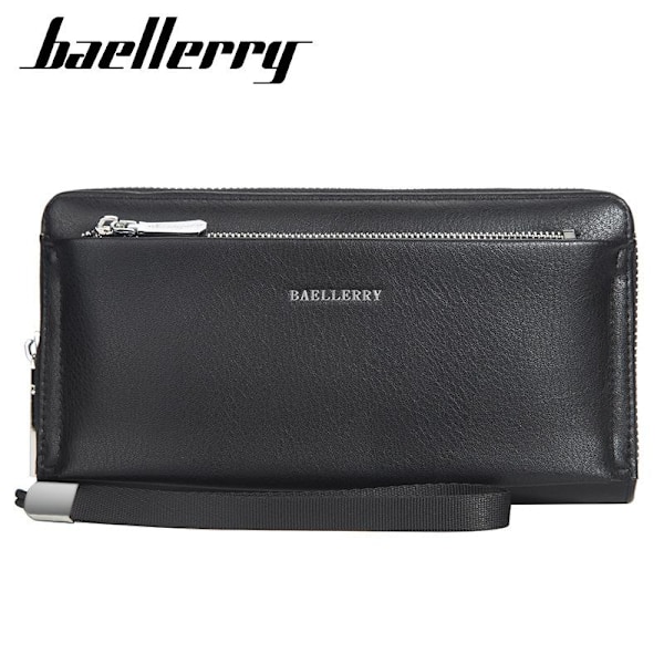 Baellerry miesten pitkä lompakko suurikapasiteettinen clutch bag flashl kahvi