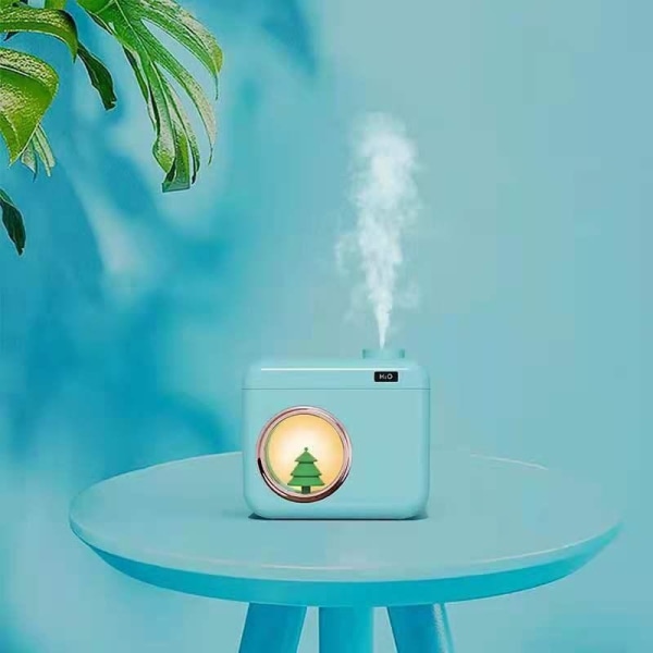 Luftfuktare aroma diffuser humidifier med led-ljus blå