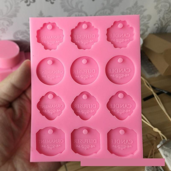 ljusformar ljus stearinljus DIY gjutformar i silikonform 12 varandra stil listning