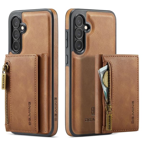 (iPhone 12 / iPhone 12 Pro) DG.MING M5 -sarjan irrotettava lompakko musta