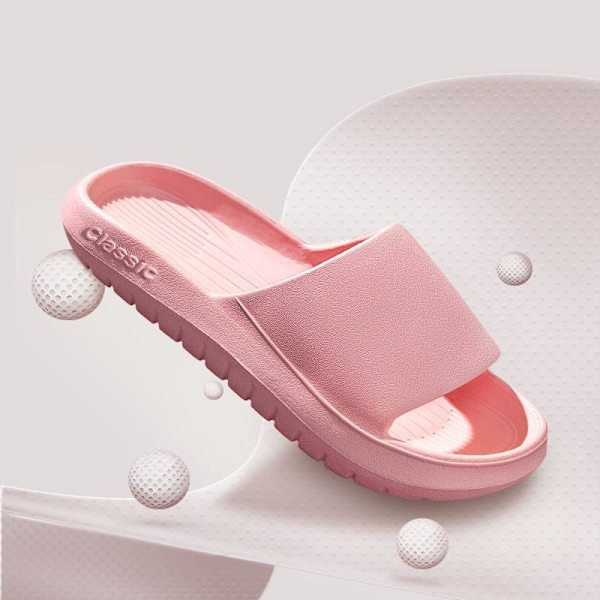 mjuka tofflor slider sandaler skor herr dam massagetofflor badto gul 40/41