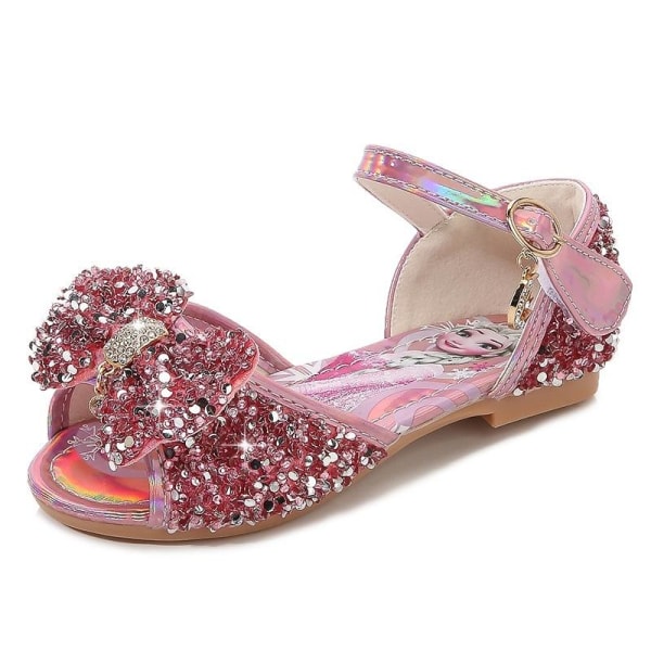 prinsessesko elsa sko børnefestsko pink 19,5 cm / størrelse 30