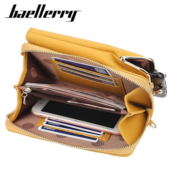 Baellerry Kvinder Læder Håndtaske Telefon Clutch Tasker Mode Kvinder blå 19,5 cm * 11 cm * 5 cm