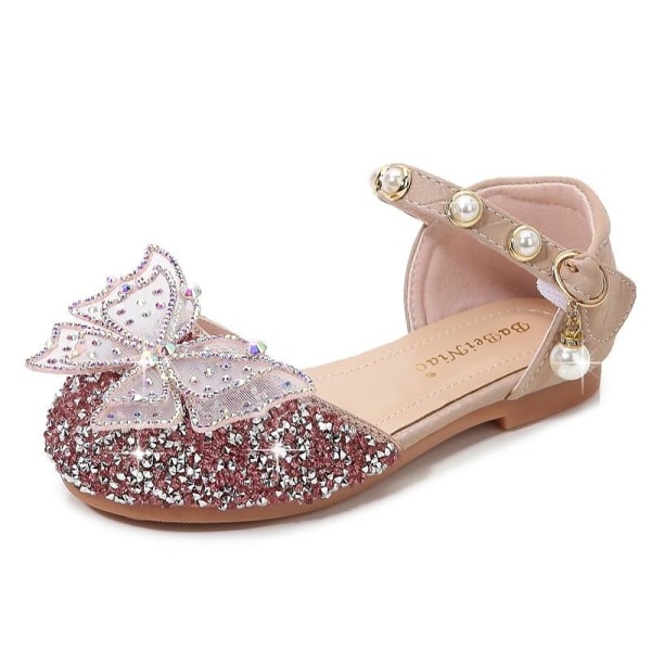 prinsessa elsa skor barn festskor flicka rosa 21cm / size34