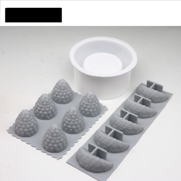 kynttilän muotit kynttilät DIY silikonimuotti kynttilän valmistus kynttilänsydän paketti 2