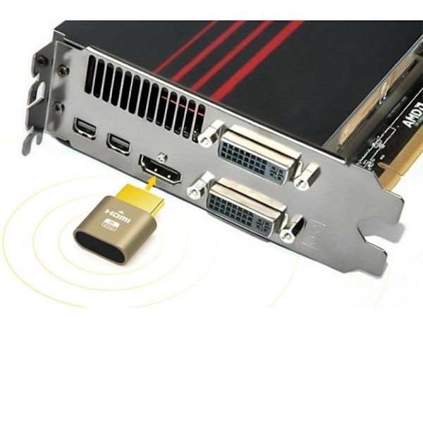 HDMI Dummy Plug 4K, Display Emulator, virtual display adapter