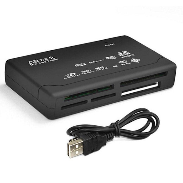 USB Universal Minneskortläsare Svart