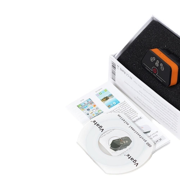 Vgate ICar2 Bluetooth bilfelsdetektor med 3.0-teknik - Skanna oc helsvart