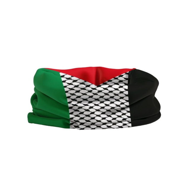 Palæstina flag tørklæde tørklæde multifunktionelt tørklæde solrig stil 3