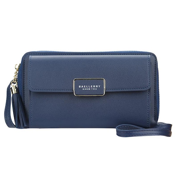 Baellerry håndtaske i høj kvalitet til kvinder Luksus bæretaske PU lyseblå 20 cm * 11 cm * 5 cm