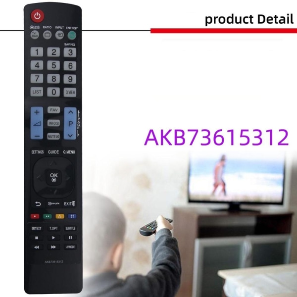 fjernbetjening udskiftning fjernbetjening til LG AKB73615309 AKB73615312 5 akb73615312