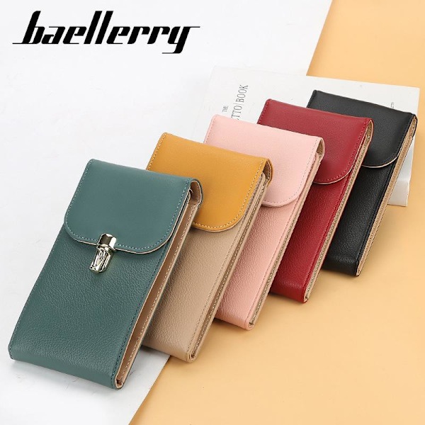 Baellerry Naisten Olkalaukut Muoti Nahka Crossbody Bag Messenger Tea aprikoosi 20 cm * 10 cm * 2,5 cm