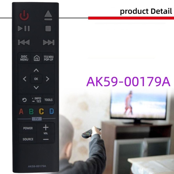 kaukosäätimen korvaava kaukosäädin Samsung DVD AK59-00180A 0017:lle ak59-00180a