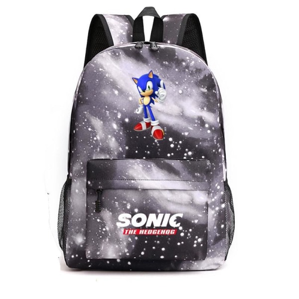 Sonic rygsæk børne rygsække rygsæk 1 stk stjernegrå 2