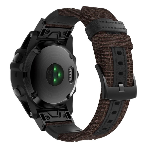 armbåndsstoff Garmin Fenix ​​7x Fenix ​​6x/5x 26mm Grønn