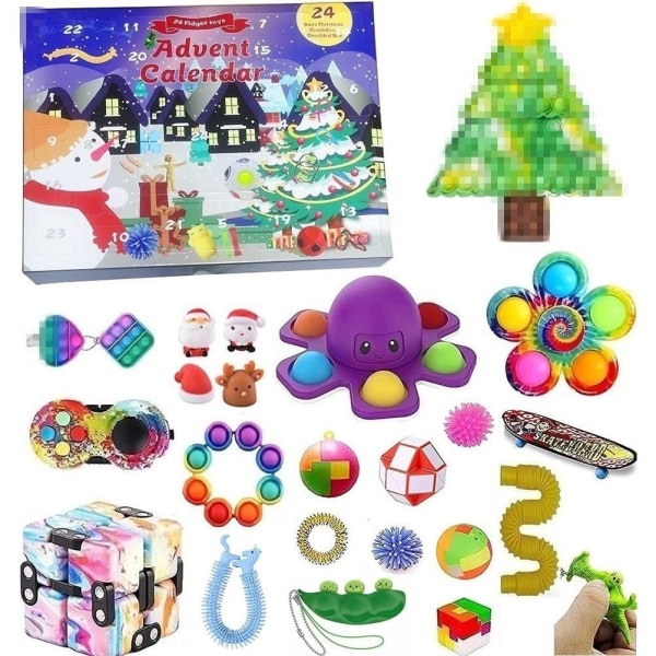 julekalender fidget legetøj pakke / sæt