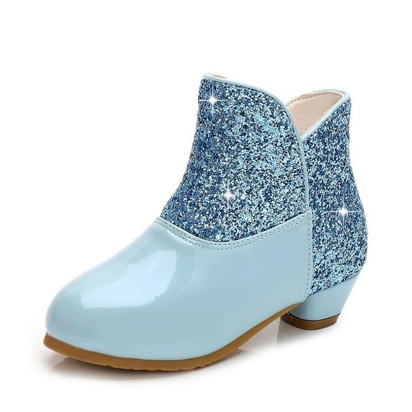 prinsesskor elsa skor barn festskor blå 20cm / size32