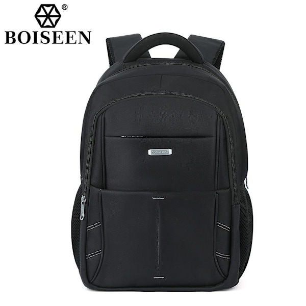 Boiseen Business Laptop Rygsæk til Mænd Casual Travel School Ba sort