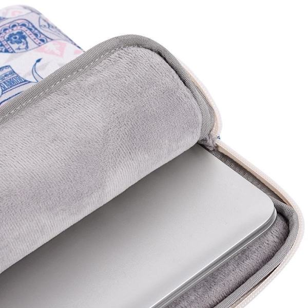 datorväska datorfodral / fodral till laptop bärbar dator vit 15 tum