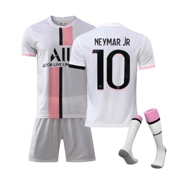 fotbollströja/fotbollskläder neymar jr för barn/vuxen med fotbol Vuxen 2XL