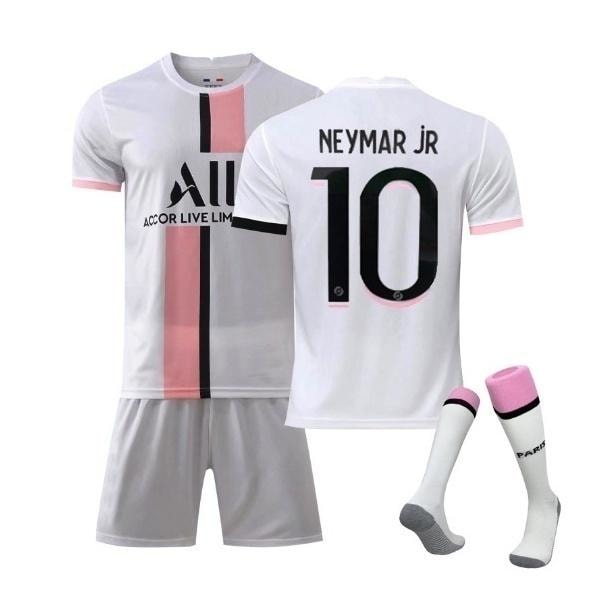 fotbollströja/fotbollskläder neymar jr för barn/vuxen med fotbol Vuxen M