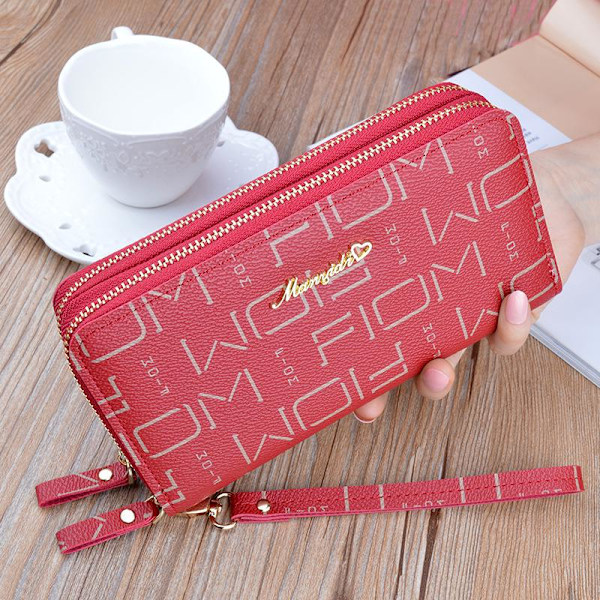 Baellerry Handväskor för damer Mode PU läder Telefonväskor Dampr Ljusrosa 19.5cm*9.5cm*4cm
